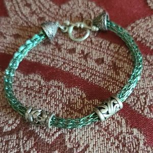 Nordic metal woven bracelet